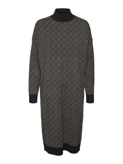 VERO MODA VMMENNY SL Smock Calf Dress WVN GA NOOS, navy blazer, XXL
