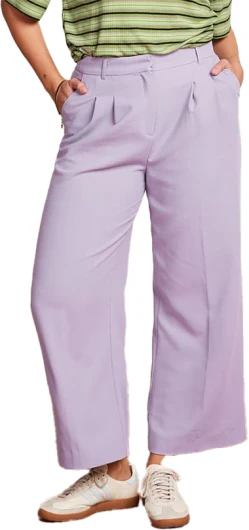 King Louie border palazzo pants milano crepe sandelwood brown 09372-553